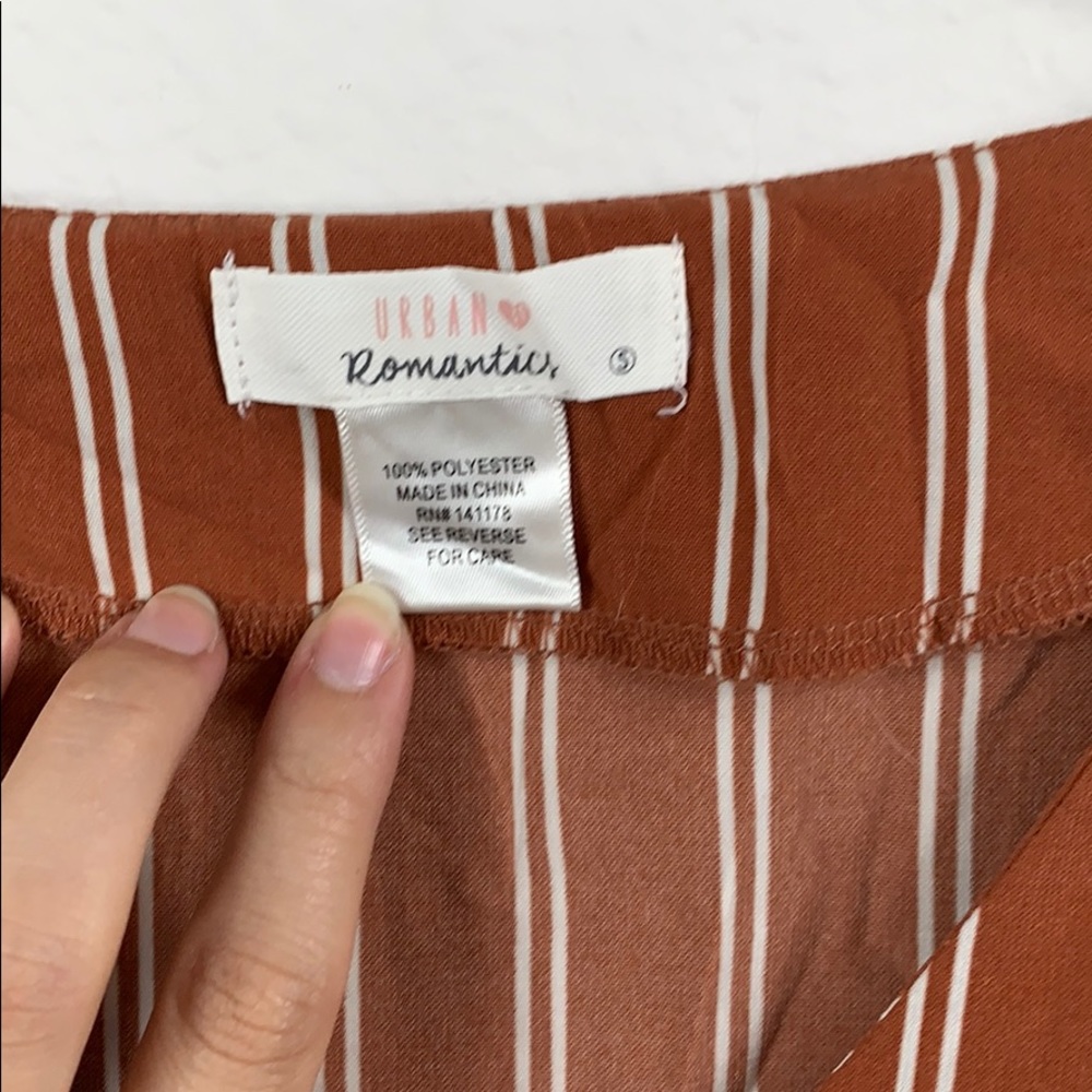 Orange Button Down Top - image 3